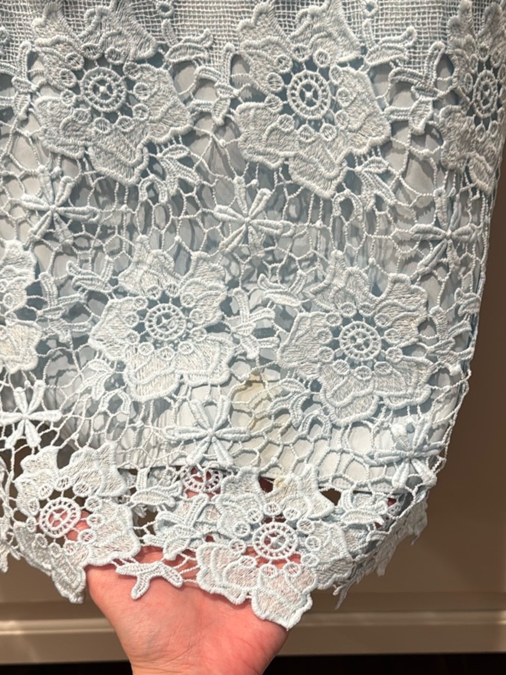 Ted Baker Light Blue Lace Dress - Picture 9 of 10